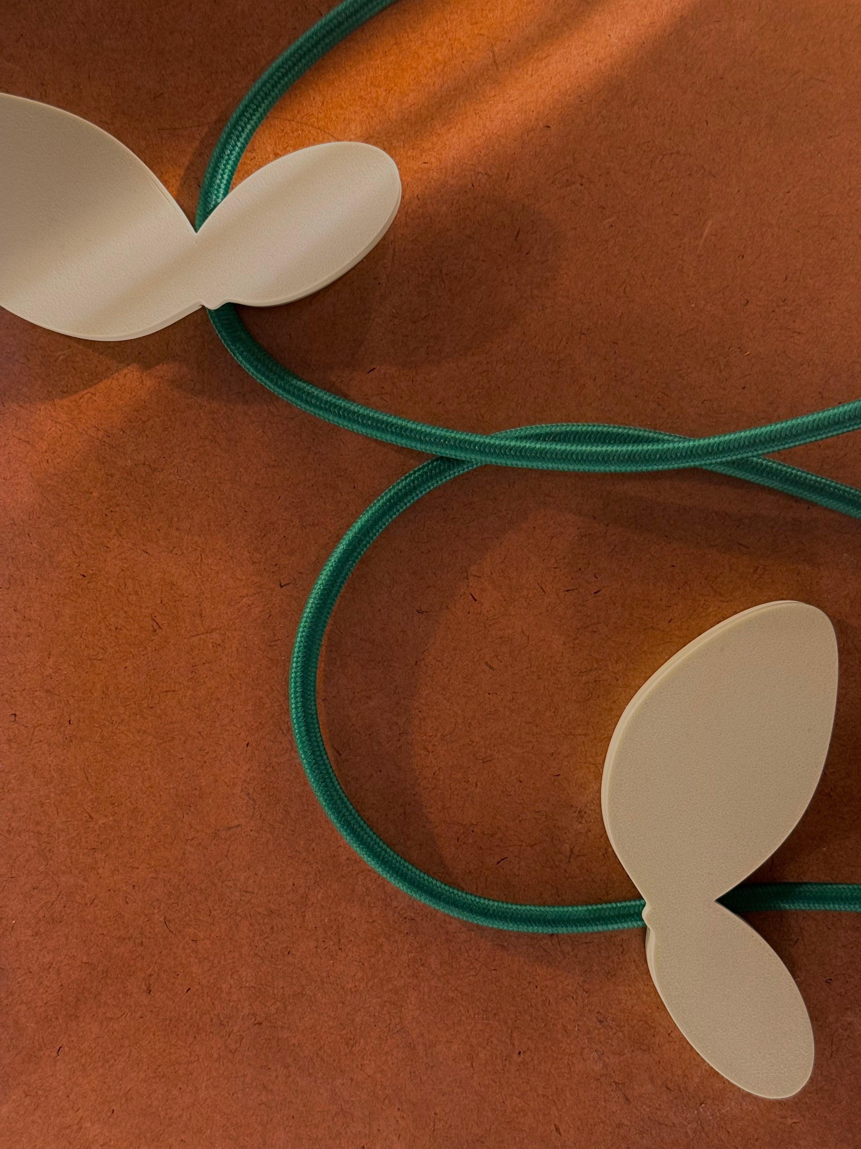 Flower green / mint / peach