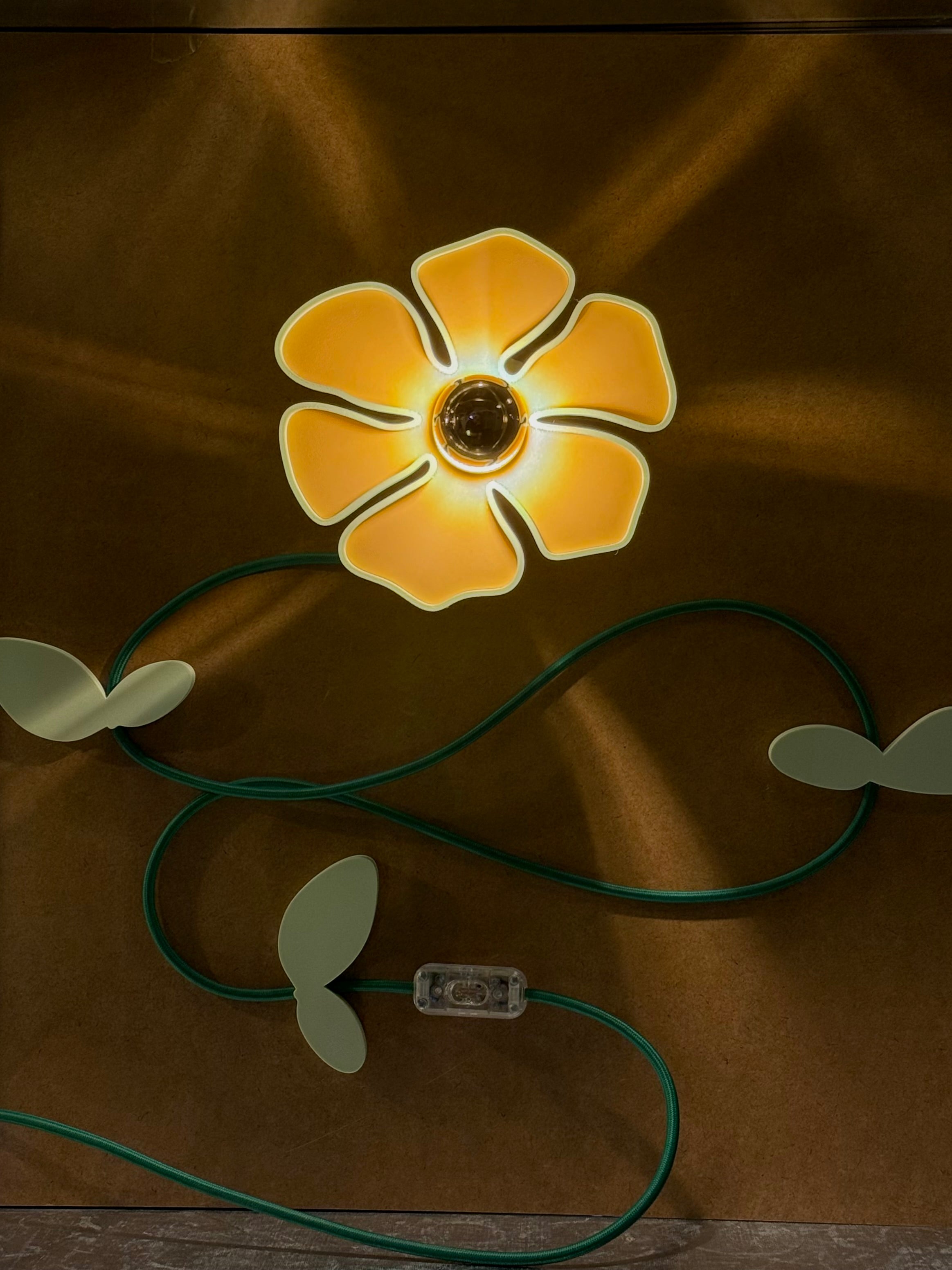 Flower green / mint / peach