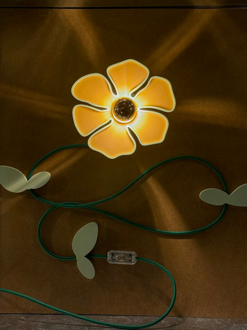 Flower green / mint / peach