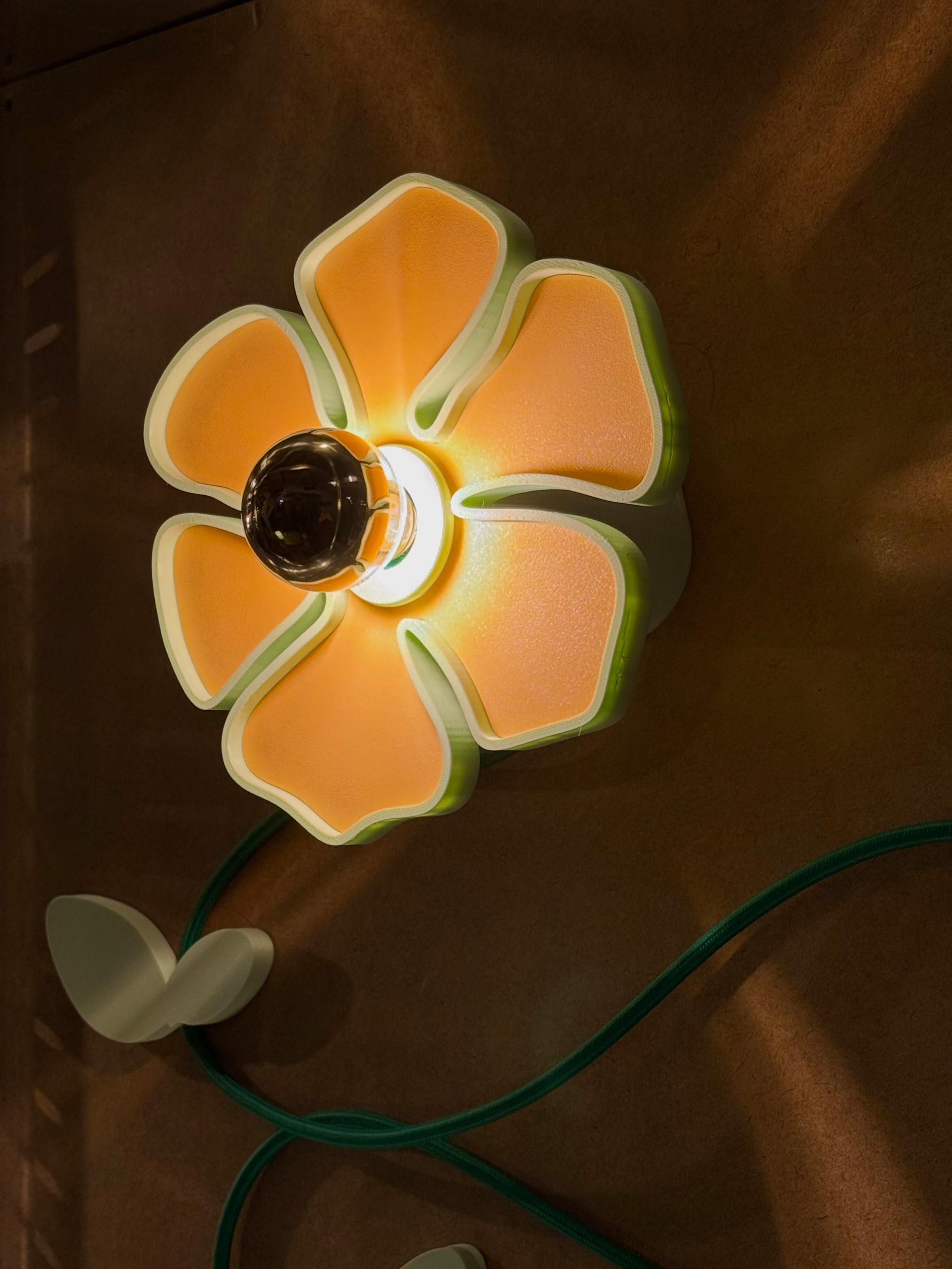 Flower green / mint / peach