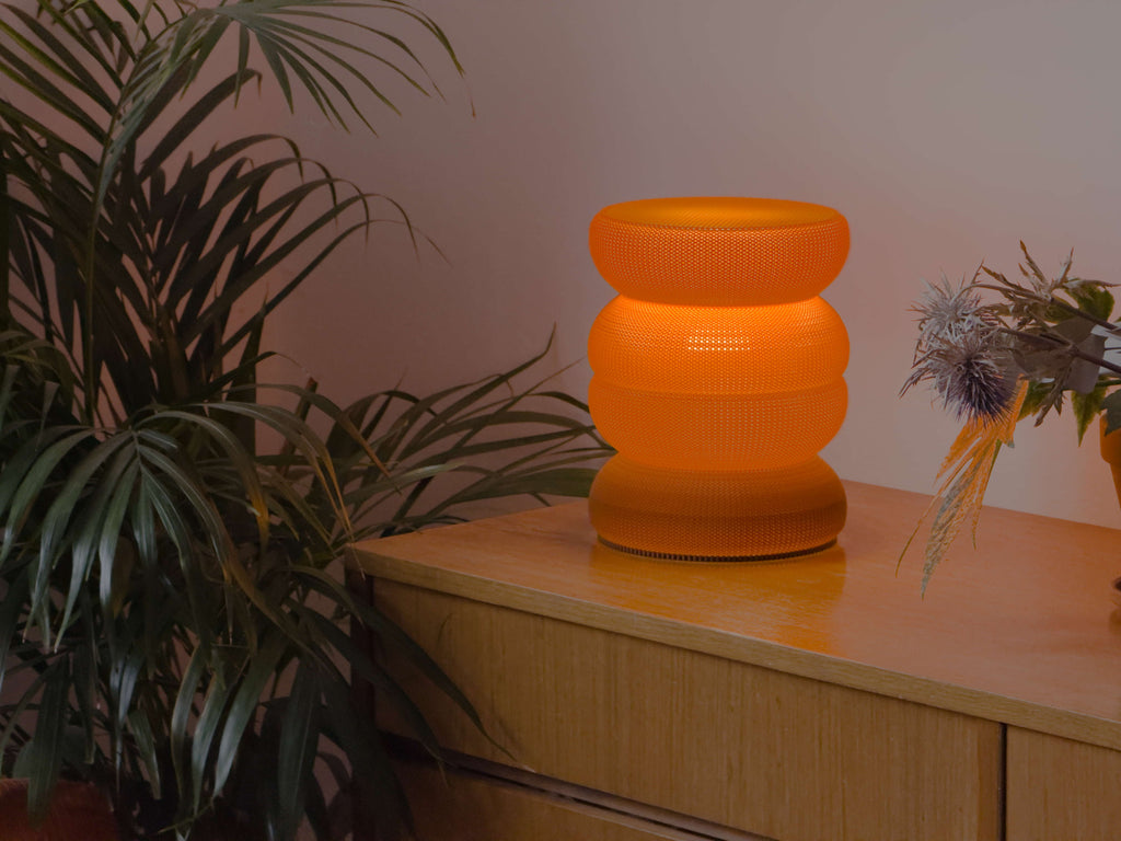 Woven Rujum Lamp Clay