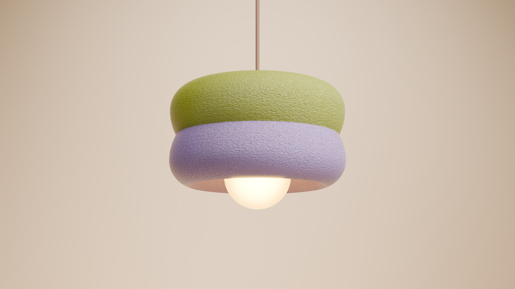 Ceiling Lamp Matcha / Purple