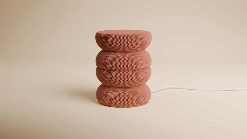 Woven Rujum Lamp Clay