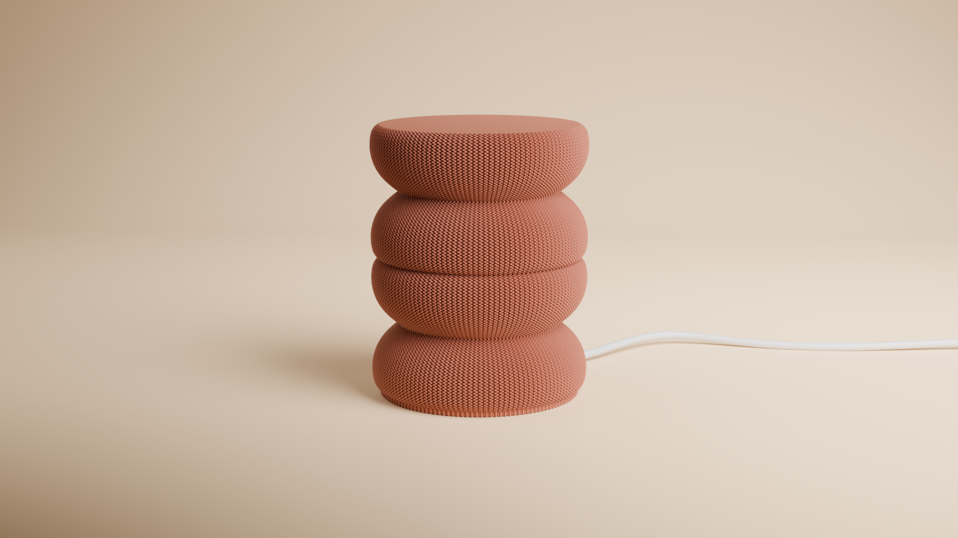 Woven Rujum Lamp Clay