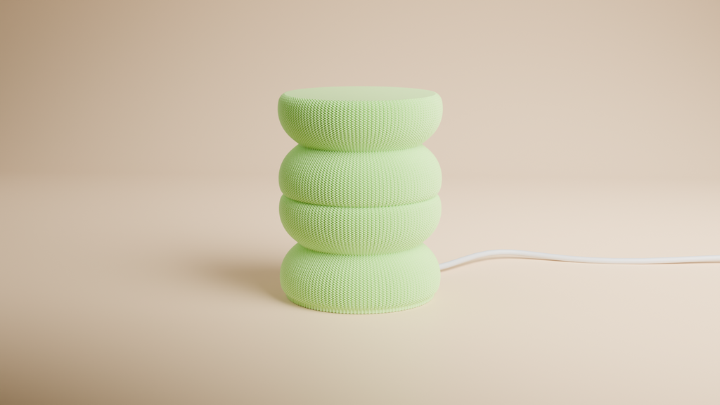 Woven Rujum Lamp Mint