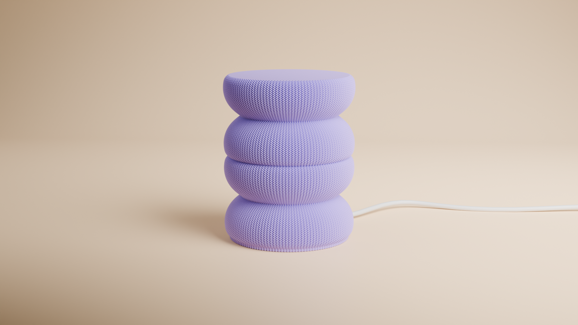 Woven Rujum Lamp Purple