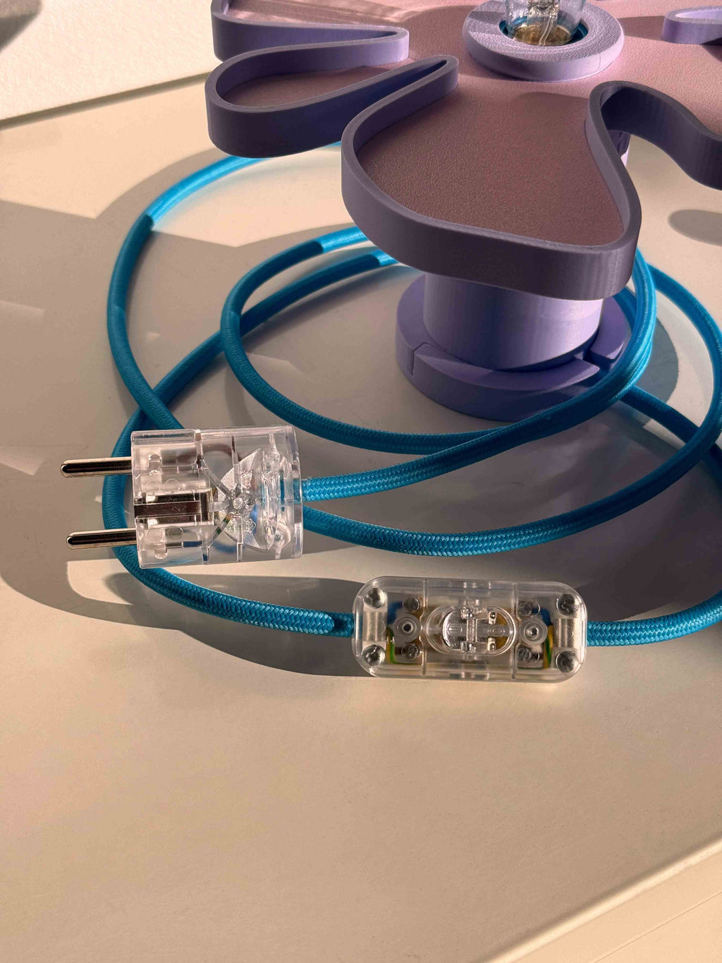 Flower Wall Lamp – Blue / Purple / Candy