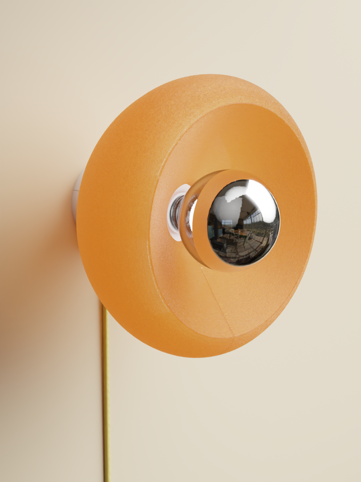 Sun Ramon Wall Lamp - Translucent Peach