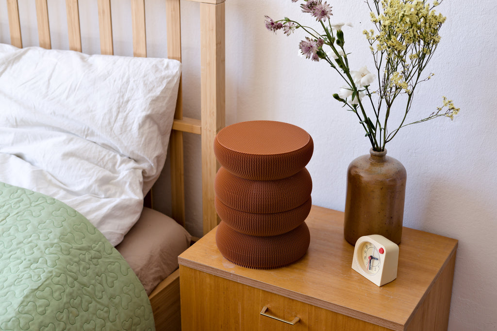 Woven Rujum Lamp Clay