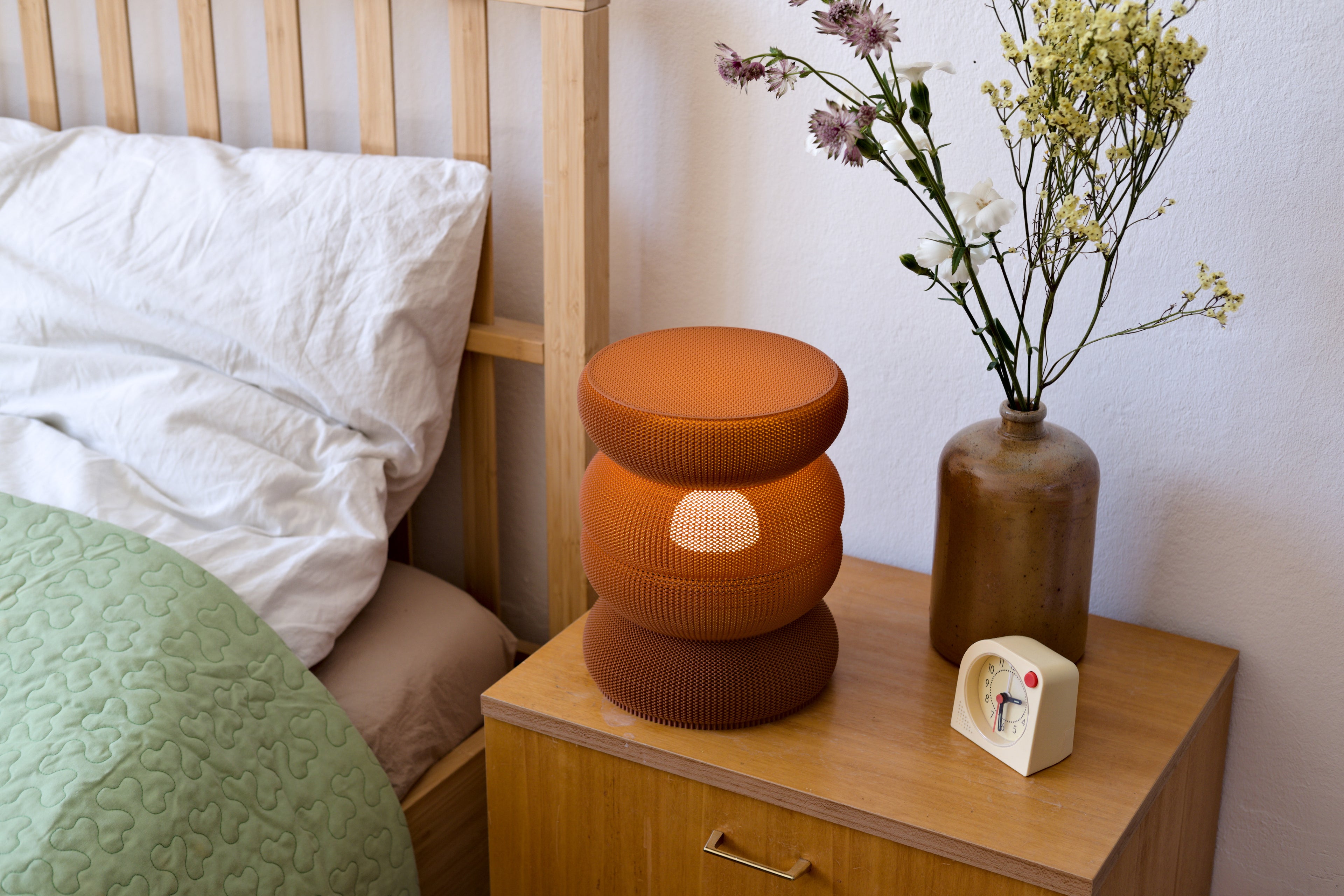 Woven Rujum Lamp Clay