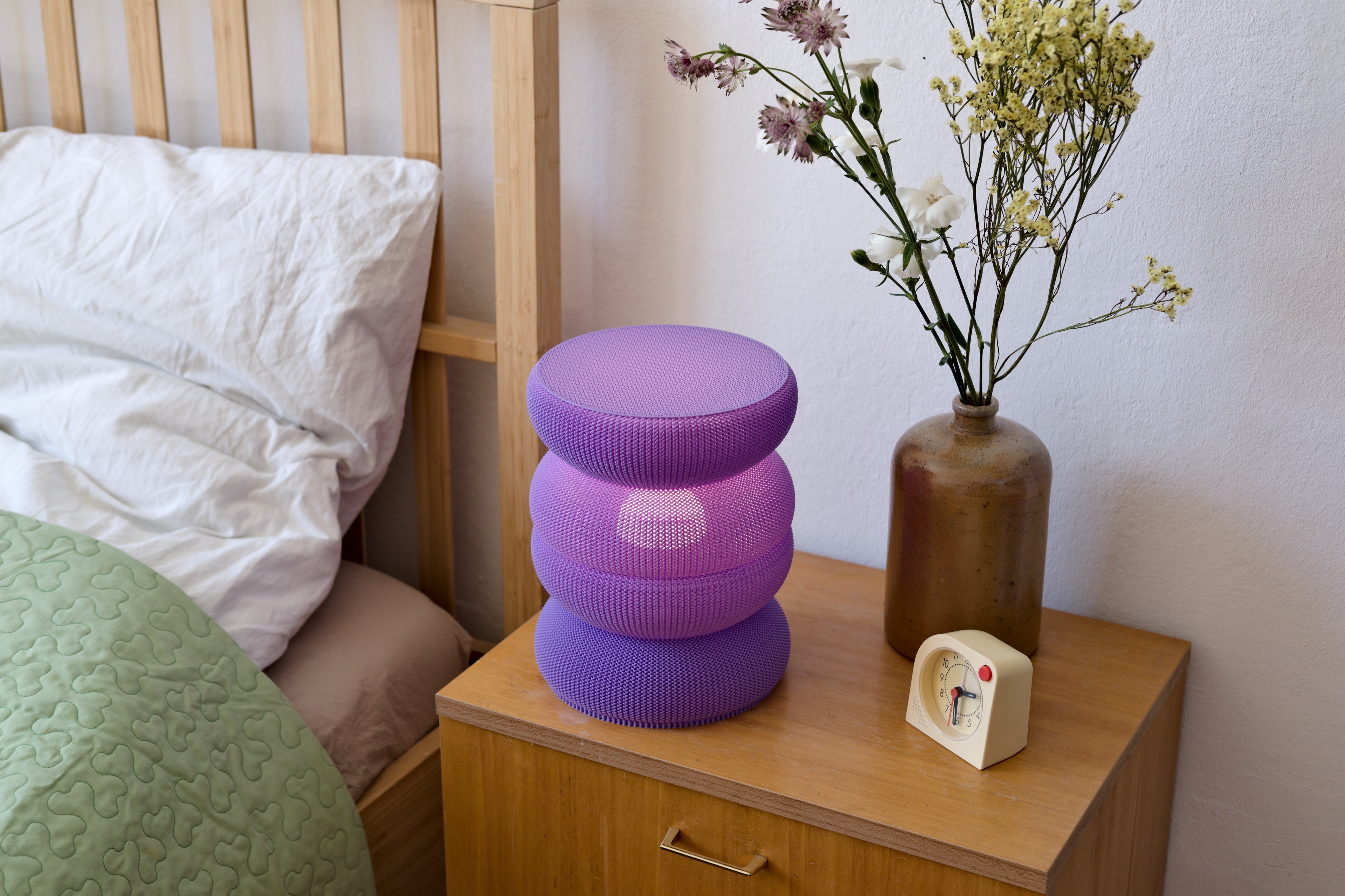 Woven Rujum Lamp Purple